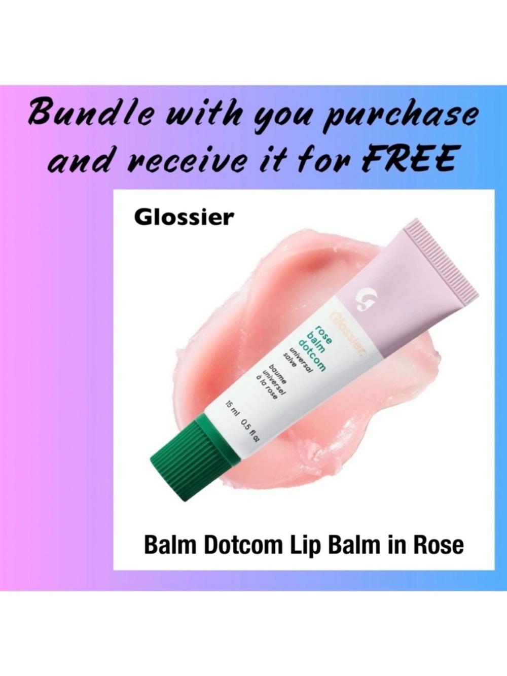 Glossier Lip Balm in Rose